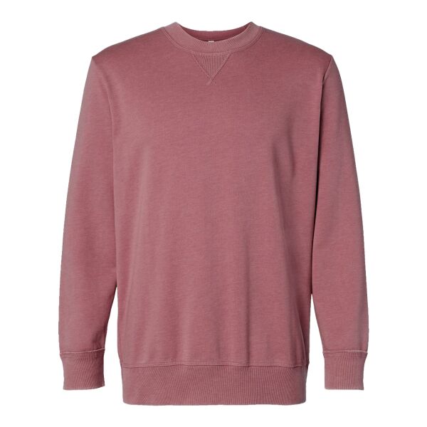 Unisex Vintage Wash Fleece Crewneck Sweatshirt Thumbnail