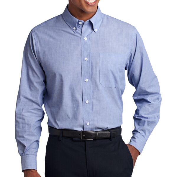 Tall Crosshatch Easy Care Shirt Thumbnail
