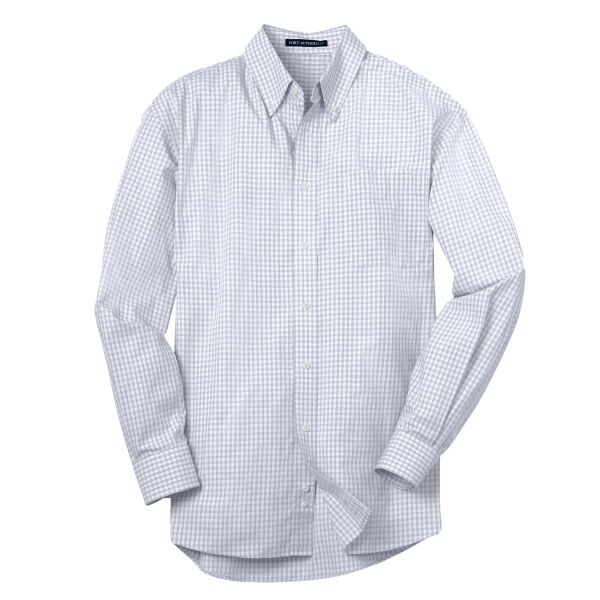 Plaid Pattern Easy Care Shirt Thumbnail