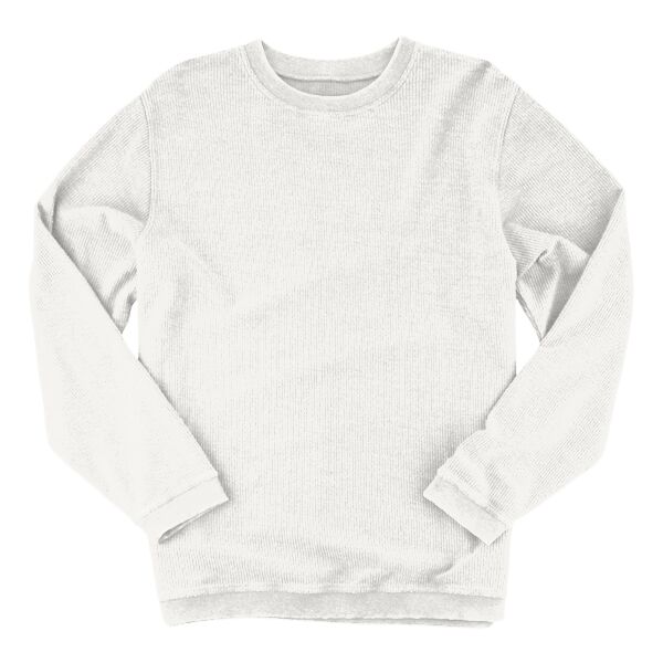 Unisex Corded Crewneck Sweatshirt Thumbnail