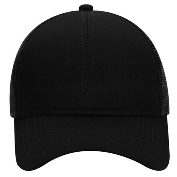 OTTO CAP 6 Panel Mid Profile Mesh Back Trucker Hat Thumbnail