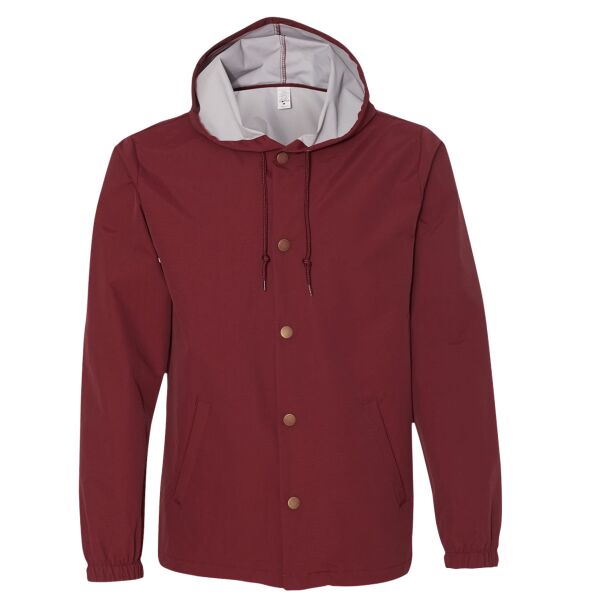 Water-Resistant Hooded Windbreaker Thumbnail