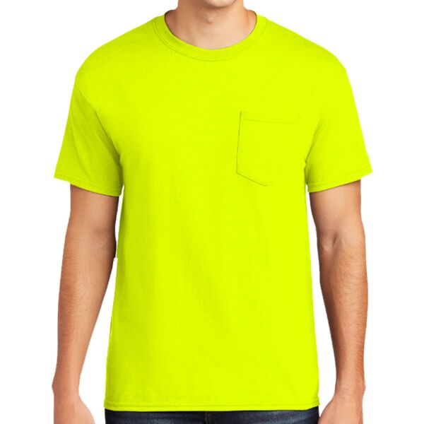 Gildan - Heavy Cotton ™ 100% Cotton Pocket T Shirt Thumbnail