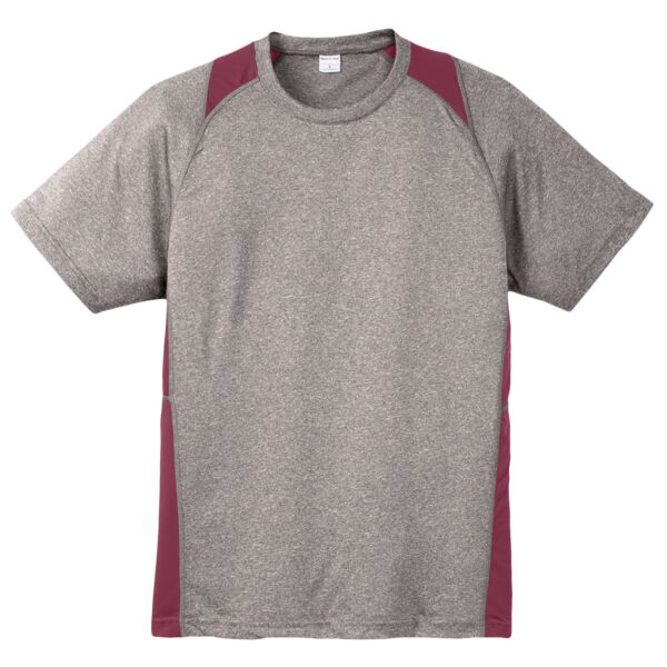 Sport Tek - Heather Colorblock Contender ™ Tee Thumbnail