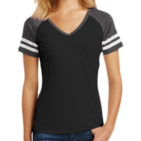 District - Women's Game V Neck Tee Thumbnail