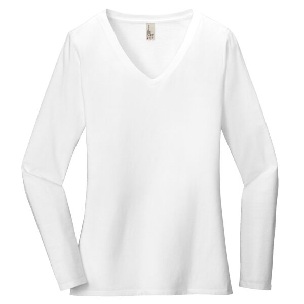 District - Women's Very Important Tee ® Long Sleeve V Neck Thumbnail