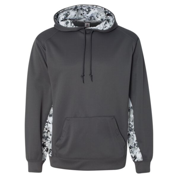 Badger - Digital Camo Colorblock Performance Fleece Hooded Sweatshirt Thumbnail