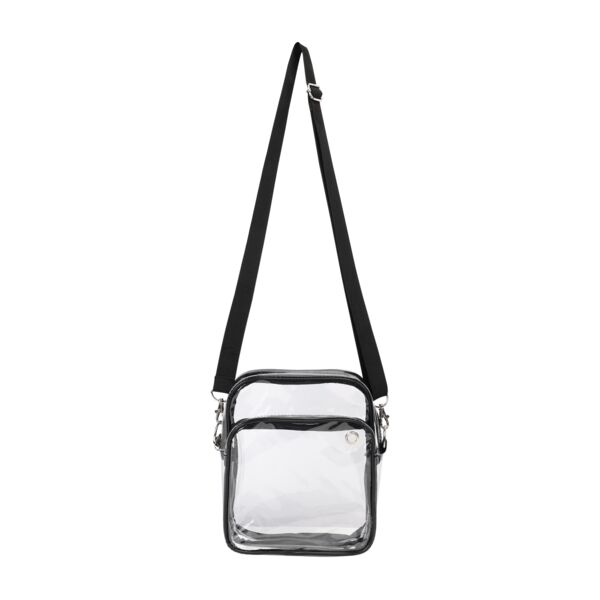 Clear PVC Crossbody Shoulder Bag Thumbnail