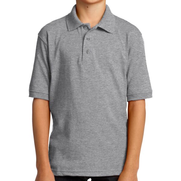 Port & Company - Youth Core Blend Jersey Knit Polo Thumbnail