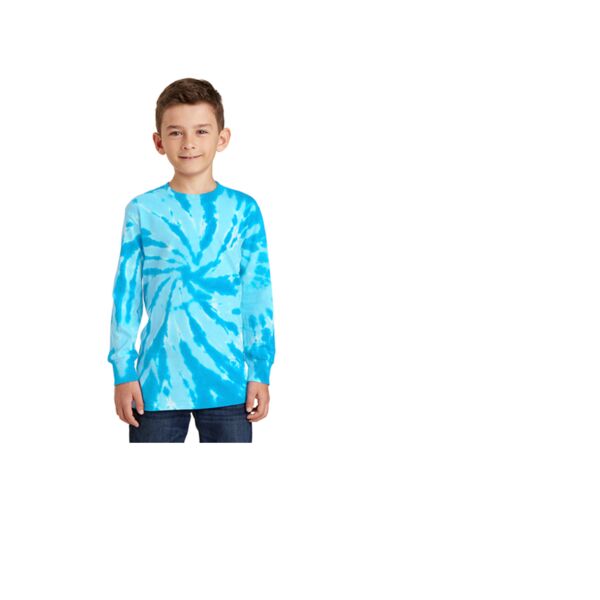 Port & Company® Youth Tie-Dye Long Sleeve Tee Thumbnail