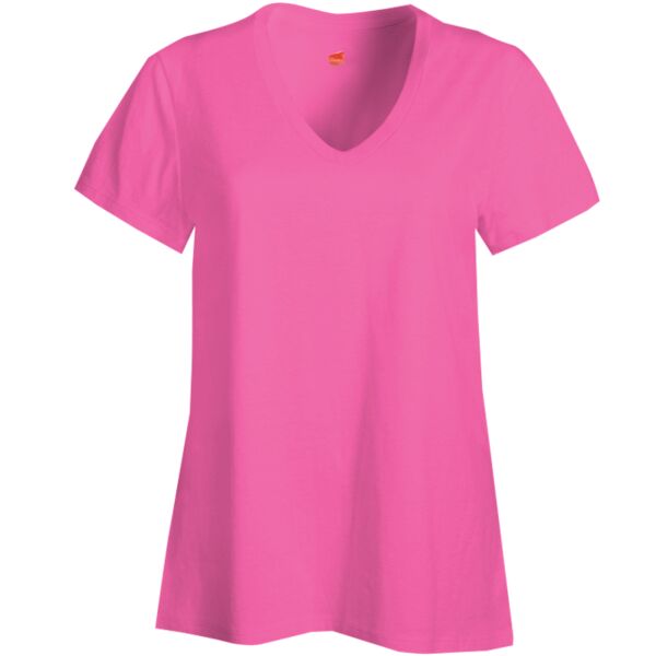 Ladies Nano T ® Cotton V Neck T Shirt Thumbnail