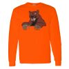 Safety Long Sleeve  Special Gildan Heavy Cotton Long Sleeve T-Shirt Thumbnail