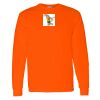 Safety Long Sleeve  Special Gildan Heavy Cotton Long Sleeve T-Shirt Thumbnail