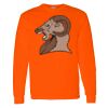 Safety Long Sleeve  Special Gildan Heavy Cotton Long Sleeve T-Shirt Thumbnail