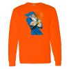 Safety Long Sleeve  Special Gildan Heavy Cotton Long Sleeve T-Shirt Thumbnail