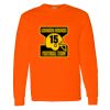 Safety Long Sleeve  Special Gildan Heavy Cotton Long Sleeve T-Shirt Thumbnail