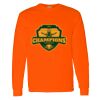 Safety Long Sleeve  Special Gildan Heavy Cotton Long Sleeve T-Shirt Thumbnail
