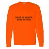 Safety Long Sleeve  Special Gildan Heavy Cotton Long Sleeve T-Shirt Thumbnail